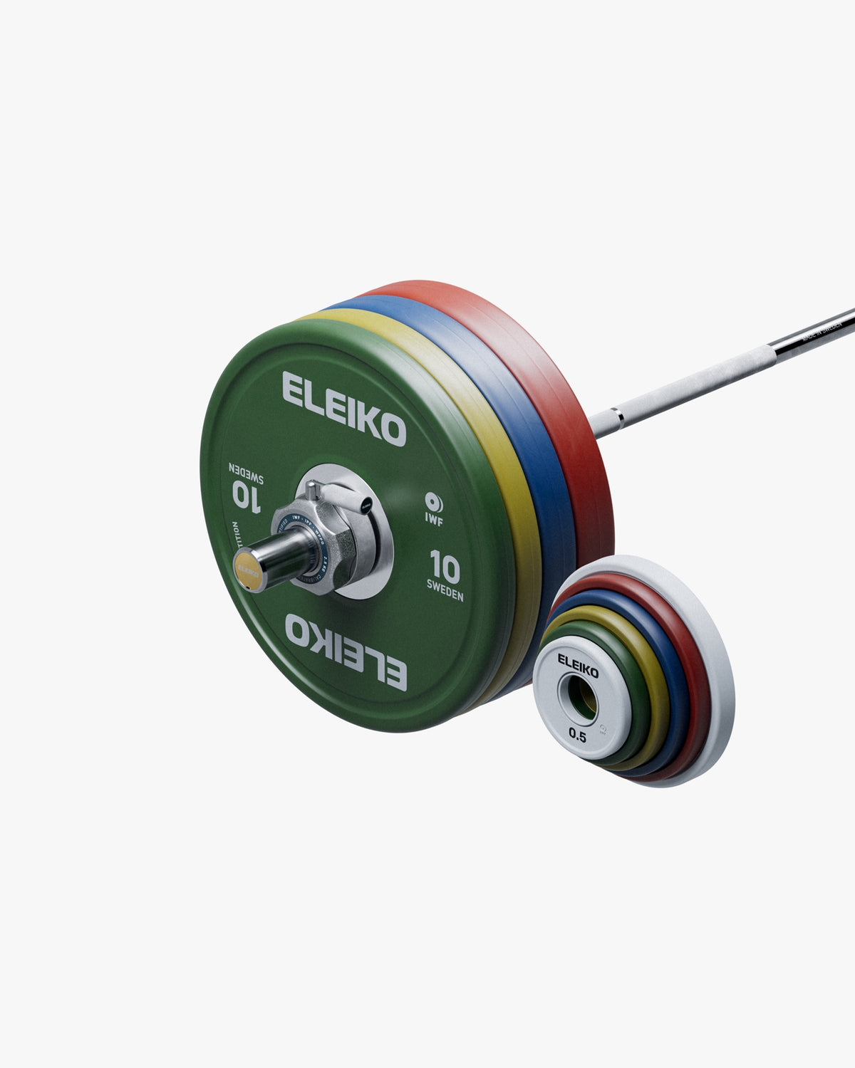 Комплект штанги змагальної для важкої атлетики Eleiko IWF - 185 кг, жіночий