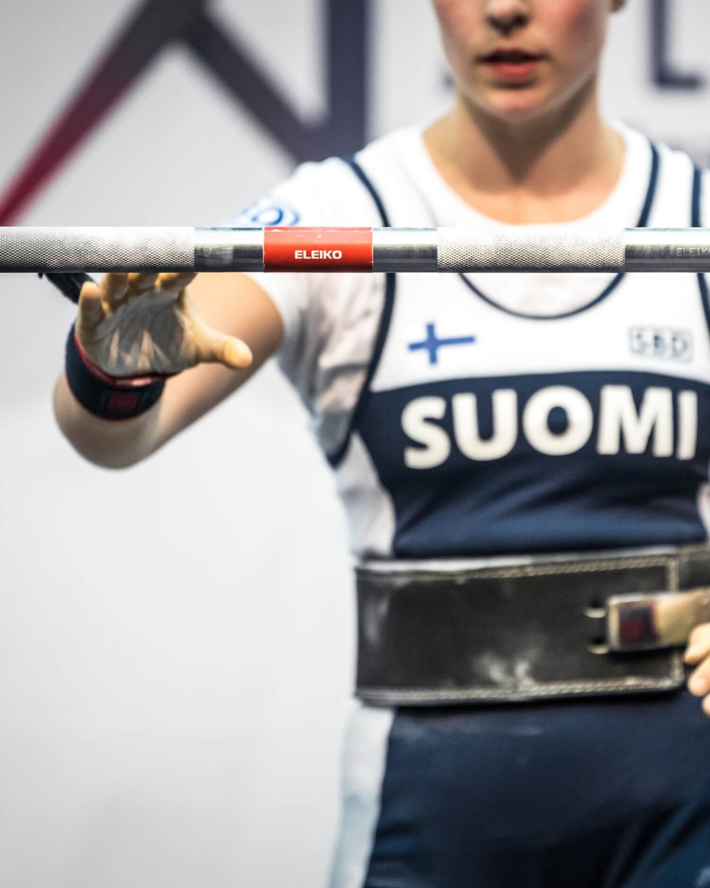 Гриф змагальний для пауерліфтингу Eleiko IPF – 20 кг