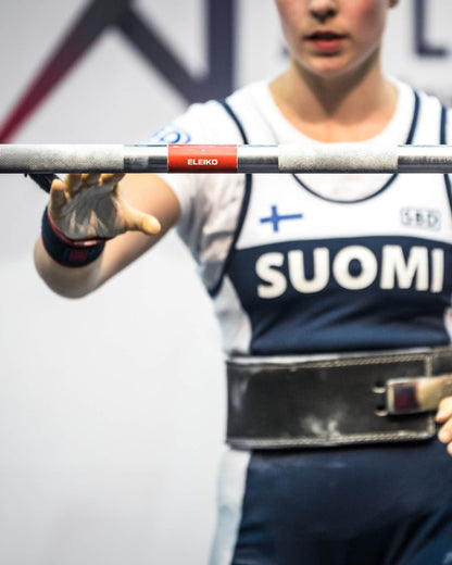 Гриф змагальний для пауерліфтингу Eleiko IPF – 20 кг